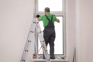 Fensteranschlussfuge im Altbau