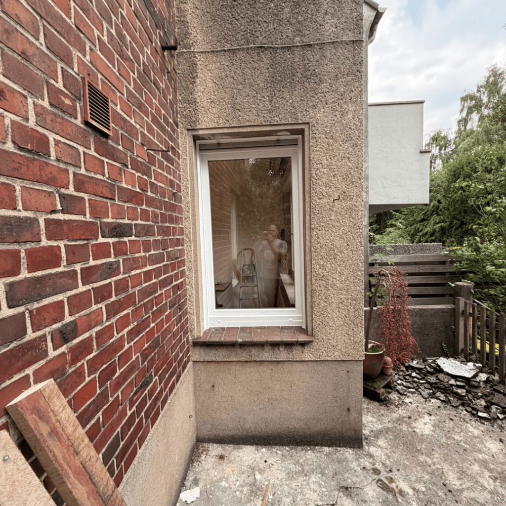 Haus auf den Fensteraustausch vorbereiten