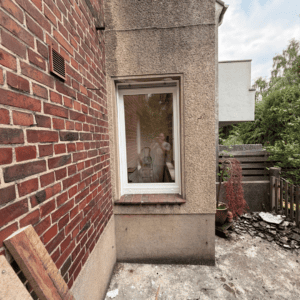 Haus auf den Fensteraustausch vorbereiten